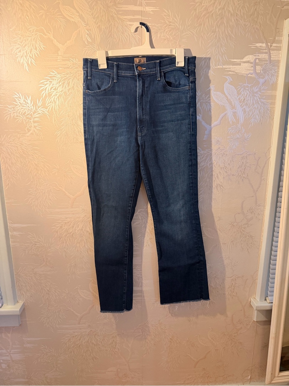 MOTHER The Hustler Ankle Fray Home Movies Size 30